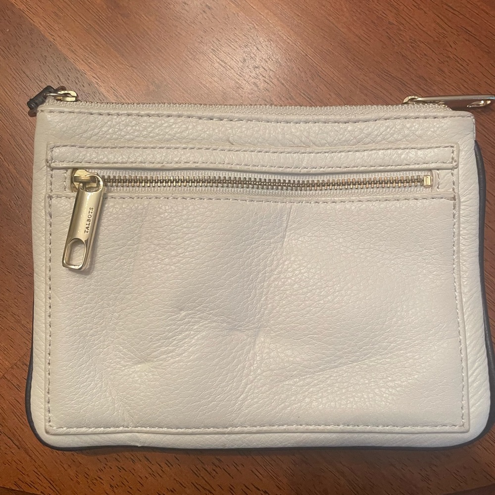 Cream colored wristlet
